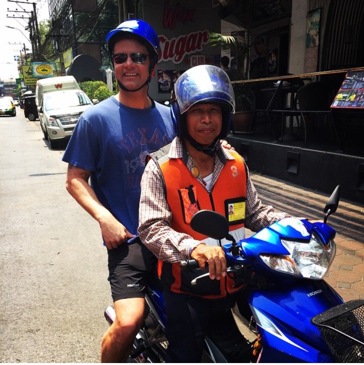 Motorbike taxi, Bangkok