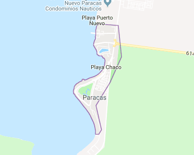 Paracas Peru Map