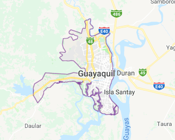 Guayaquil Ecuador Map