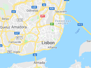 Lisbon Portugal Map