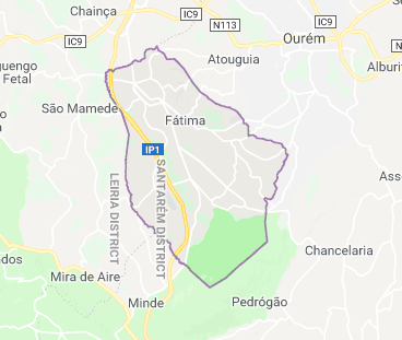 Fatima Portugal Map