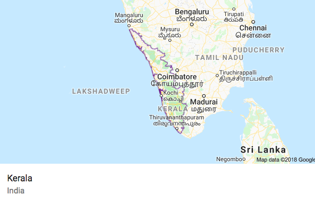 Kerala India Travel Guide Map