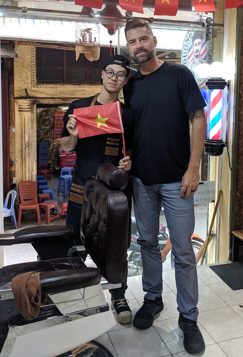Hanoi Vietnam Barber Shop 
