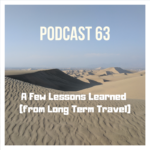 Podcast 63 Lessons Learned