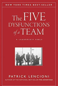 The Five Dysfunctions of a Team: 
A Leadership Fable 
by Patrick Lencioni