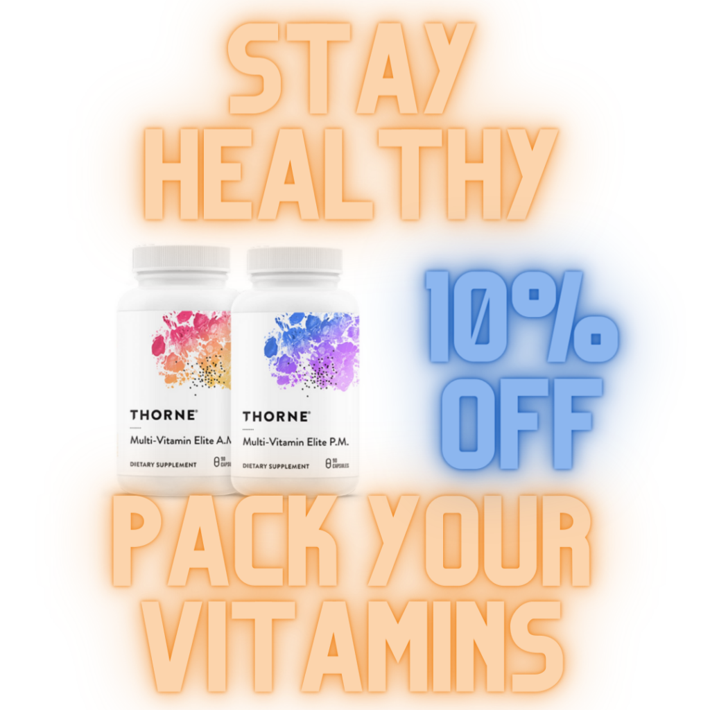Thorne Vitamins Pack Your Vitamins
